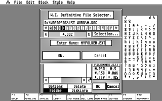 Defsel atari screenshot